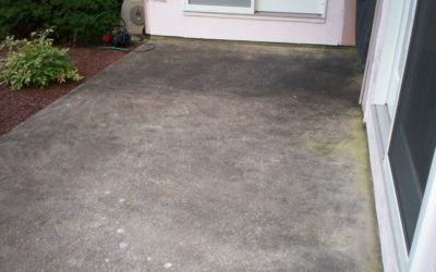 Hagerstown Maryland Concrete Patio Cleaning