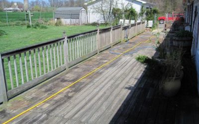 Hagerstown MD Treated Wood Deck Cleaning