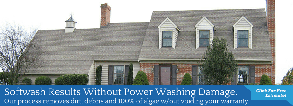 damage free roof cleaning hagerstown