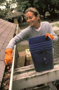 Dirty gutters need to be cleaned and pressure washed by Complete Power Wash in Hagerstown, MD