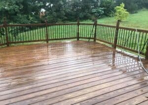 Pressure washed deck by Complete Power Wash in Hagerstown, MD