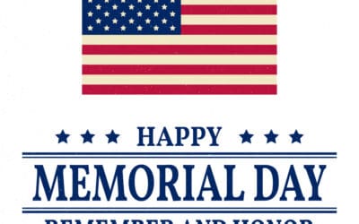 Monday, May 25th is the Memorial Day Holiday