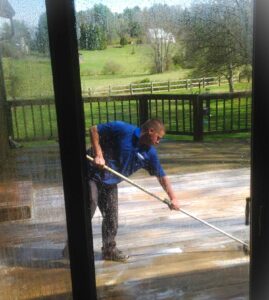 Deck cleaning by Complete Power Wash