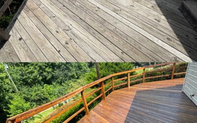 Cleaning Decks with a Positive Attitude in October